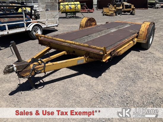 (Sparks, NV) 1991 Big Tex Tilt-top Tagalong Equipment Trailer
