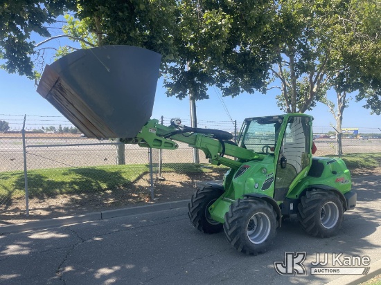 (Dixon, CA) 2022 Avant M860 Compact Rubber Tired Articulated Wheel Loader Runs, Moves, & Operates