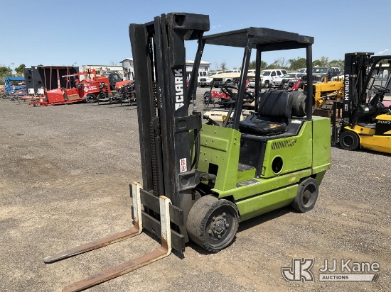(Salt Lake City, UT) Clark GCSMB Forklift Runs, Moves & Operates