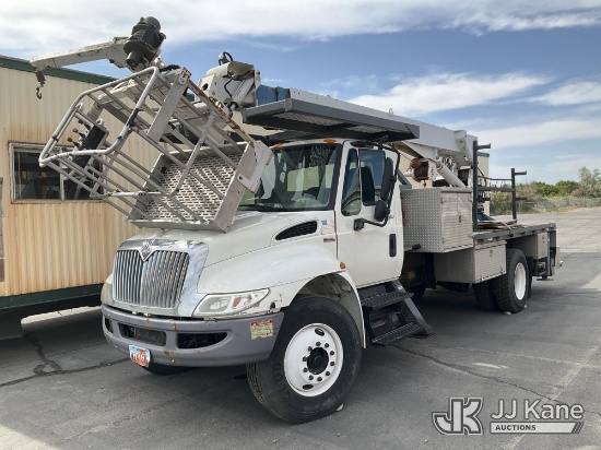 (Salt Lake City, UT) Manitex SC62, Telescopic Non-Insulated Sign Crane/Platform Lift rear mounted on