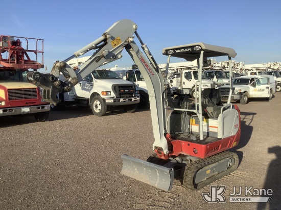 (Phoenix, AZ) 2023 Takeuchi TB216 Mini Hydraulic Excavator Runs, Moves & Operates