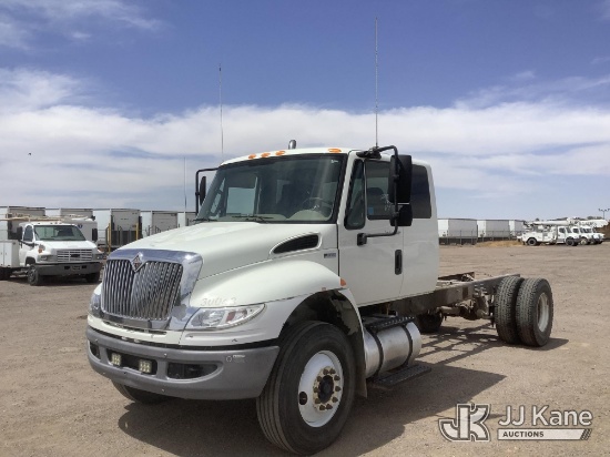 (Phoenix, AZ) 2013 International Durastar 4300 Extended-Cab & Chassis Runs & Moves) (Jump To Start)