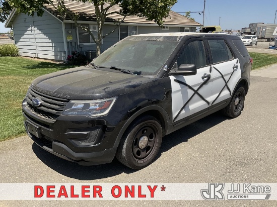 (Dixon, CA) 2018 Ford Explorer AWD Police Interceptor 4-Door Sport Utility Vehicle Runs & Moves) (Ch