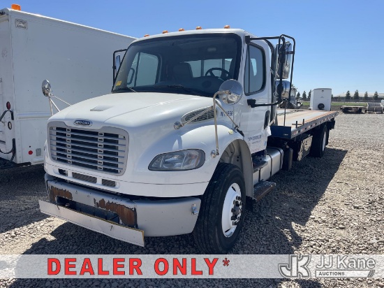 (Dixon, CA) 2016 Freightliner M2 106 Rollback Truck Runs, Moves, & Bed Operates) ( Check Engine Ligh