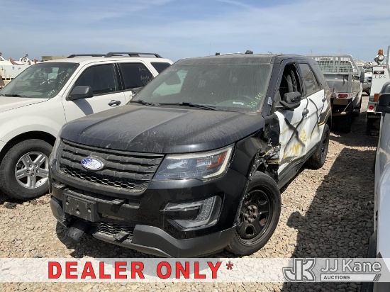 (Dixon, CA) 2019 Ford Explorer AWD Police Interceptor 4-Door Sport Utility Vehicle Not Running. Cond