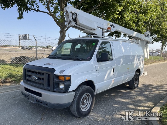 (Dixon, CA) Altec AT200-AV, Articulating & Telescopic Bucket mounted behind cab on 2012 Ford E350 Ca