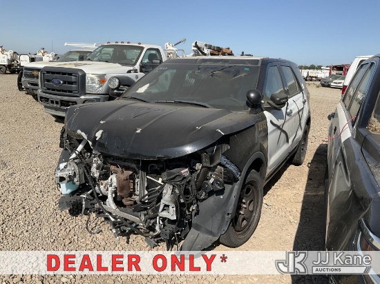 (Dixon, CA) 2015 Ford Explorer AWD Police Interceptor 4-Door Sedan Wrecked, Not Running, Conditions 