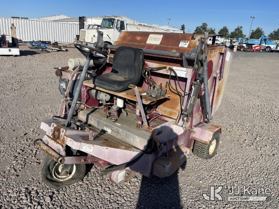 (Dixon, CA) 1998 Toro 5400HL Turf Sweeper Not Running, Condition Unknown) (No Key, Needs Tires