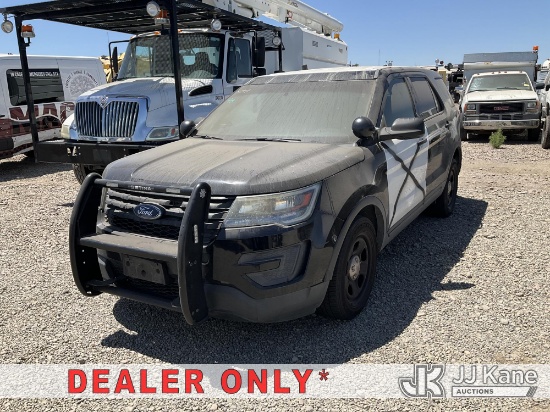 (Dixon, CA) 2017 Ford Explorer AWD Police Interceptor 4-Door Sport Utility Vehicle Not Running, Cond