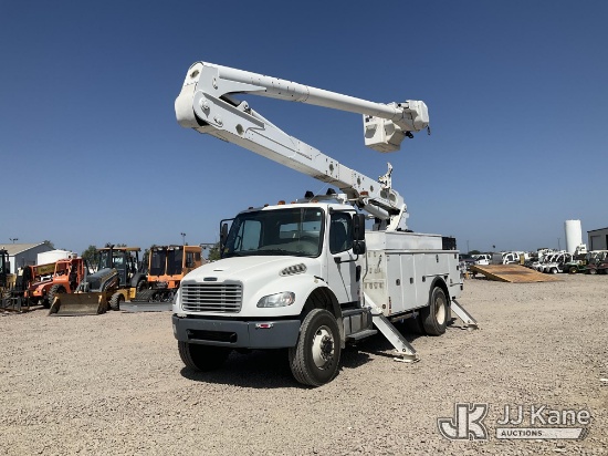 (Dixon, CA) Altec AA55-MH, Articulating & Telescopic Material Handling Bucket Truck rear mounted on 