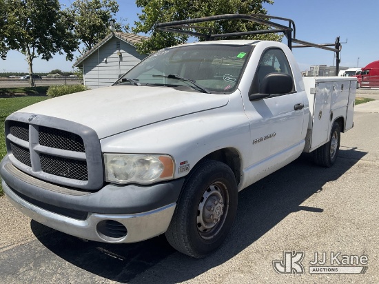(Dixon, CA) 2005 Dodge RAM 2500 Service Truck Runs & Moves