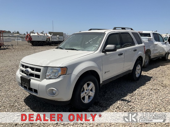 (Dixon, CA) 2009 Ford Escape Hybrid 4-Door Sport Utility Vehicle Not Running, Conditions Unknown
