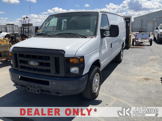 (Dixon, CA) 2012 Ford E250 Econoline Cargo Van Runs & Moves)(Engine Knocking