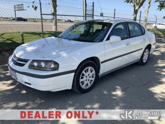(Dixon, CA) 2002 Chevrolet Impala 4-Door Sedan Runs & Moves) (Engine Code P0746, Low Coolant Level