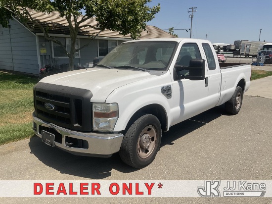 (Dixon, CA) 2009 Ford F-250 SD Extended-Cab Pickup Truck Runs & Moves) (Bad Tires, Check Engine Ligh