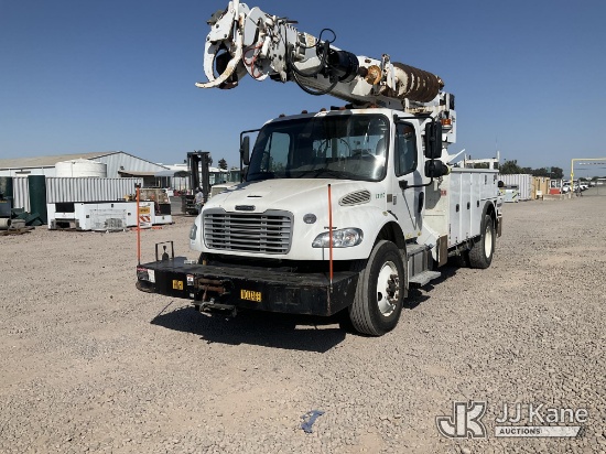 (Dixon, CA) Altec DM47B-TR, Digger Derrick rear mounted on 2019 Freightliner M2 106 Utility Runs & M