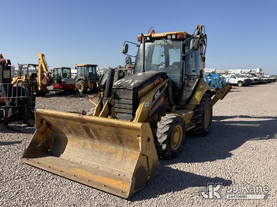 (Dixon, CA) 2006 Caterpillar 420E-IT 4x4 Tractor Loader Extendahoe Runs & Operates) (Major Oil Leak
