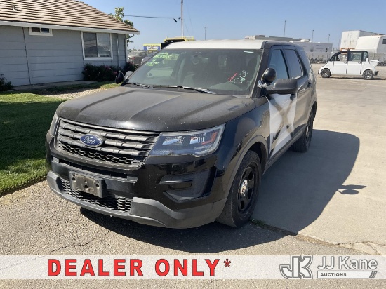 (Dixon, CA) 2018 Ford Explorer AWD Police Interceptor 4-Door Sport Utility Vehicle Runs & Moves)(Che
