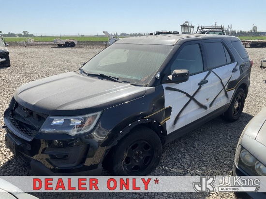 (Dixon, CA) 2019 Ford Explorer AWD Police Interceptor 4-Door Sport Utility Vehicle Not Running. Miss