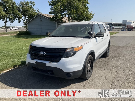 (Dixon, CA) 2015 Ford Explorer AWD Police Interceptor 4-Door Sport Utility Vehicle Runs & Moves)(Air