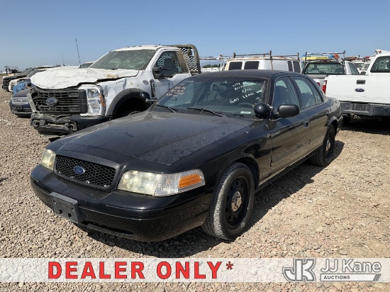 (Dixon, CA) 2010 Ford Crown Victoria Police Interceptor 4-Door Sedan Runs & Moves) (Major Oil & Gas 