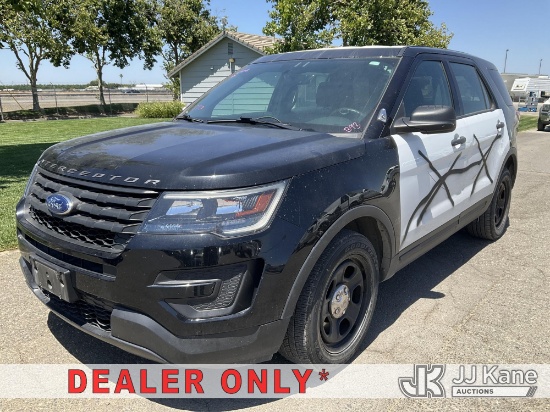 (Dixon, CA) 2018 Ford Explorer 4-Door Sport Utility Vehicle Runs & Moves) (No Rear Seats Or Belts, V