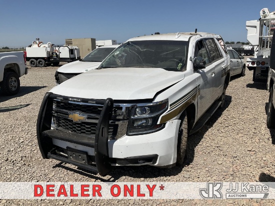 (Dixon, CA) 2017 Chevrolet Tahoe Police Package 4x4 4-Door Sport Utility Vehicle Runs With Jump Pack