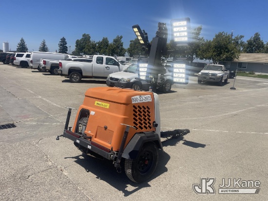 (Dixon, CA) 2018 GENERAC MLTCSMD Portable Light Tower Runs & Operates) (Jack Stand Missing, Needs Ba
