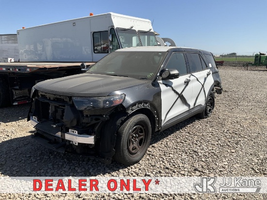 (Dixon, CA) 2021 Ford Explorer AWD Police Interceptor 4-Door Sport Utility Vehicle Runs With Jump Pa