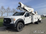 (Dixon, CA) Altec AT48-M, Articulating & Telescopic Material Handling Bucket Truck center mounted on