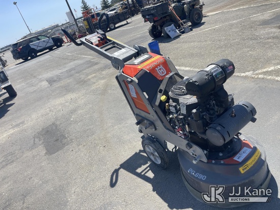 (Dixon, CA) Husqvarna PG 690 Concrete Grinder (Cranks Cranks, Does Not Start) (No Propane Tank, Need