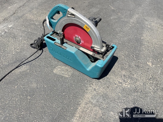 (Dixon, CA) Makita 16in Circular Saw (Used) NOTE: This unit is being sold AS IS/WHERE IS via Timed A