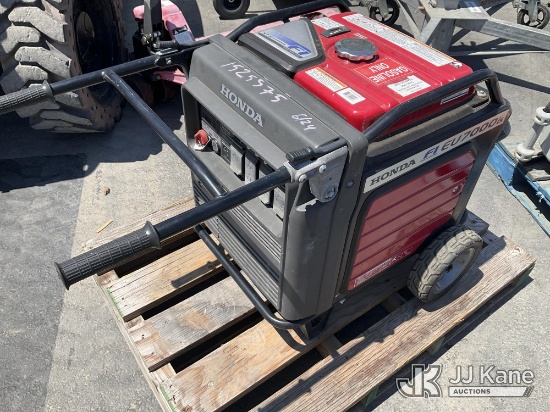(Dixon, CA) Honda EU7000is (Runs & Operates) NOTE: This unit is being sold AS IS/WHERE IS via Timed 