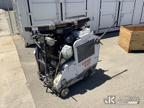 (Dixon, CA) Core Cut 4100 Concrete Saw (Cranks Cranks, Does Not Start