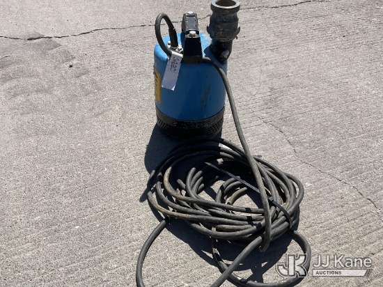(Dixon, CA) Electric Tsurumi Pump (Conditions Unknown ) NOTE: This unit is being sold AS IS/WHERE IS