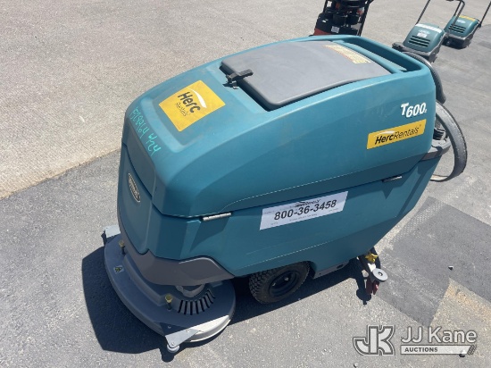 (Dixon, CA) Tennant T600E Sweeper (Runs) NOTE: This unit is being sold AS IS/WHERE IS via Timed Auct