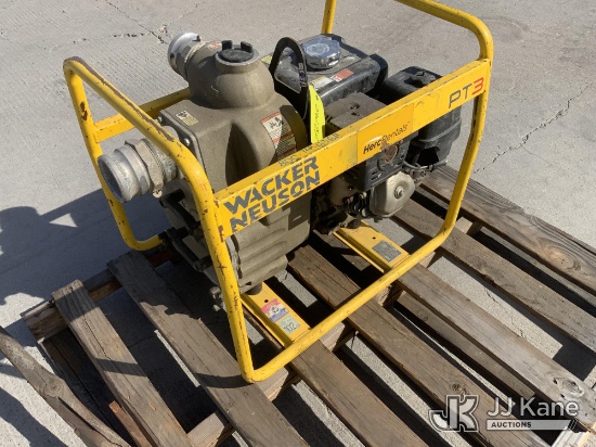(Dixon, CA) Wacker Neuson PT3 3in Trash Pump (Conditions Unknown ) NOTE: This unit is being sold AS 