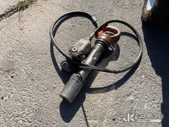(Dixon, CA) Hydraulic Chipping Hammer (Used) NOTE: This unit is being sold AS IS/WHERE IS via Timed 
