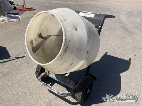 (Dixon, CA) Portable Electric Concrete Mixer (Conditions Unknown ) NOTE: This unit is being sold AS 