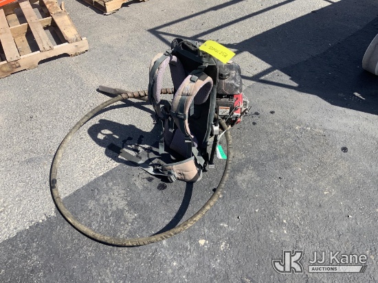 (Dixon, CA) Backpack Concrete Vibrator (Used Used, Cranks, Does Not Start