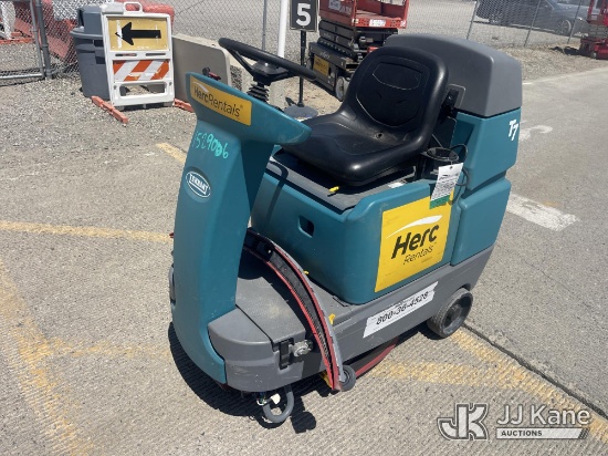 (Dixon, CA) Tennant T7 Ride On Sweeper (Runs) NOTE: This unit is being sold AS IS/WHERE IS via Timed