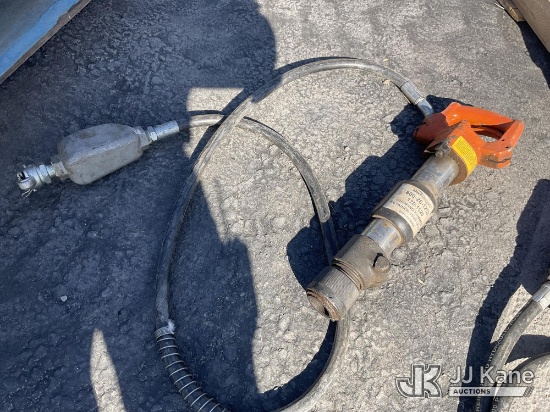 (Dixon, CA) Hydraulic Chipping Hammer (Used) NOTE: This unit is being sold AS IS/WHERE IS via Timed 