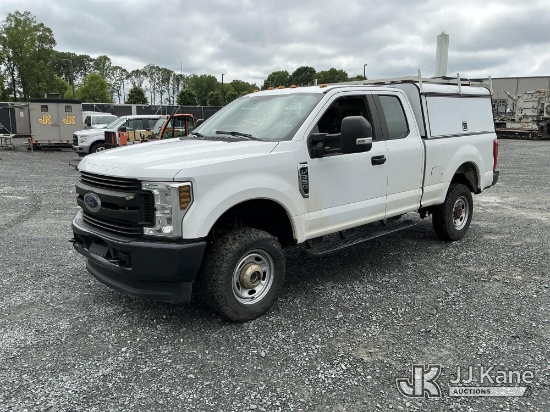 (China Grove, NC) 2019 Ford F350 4x4 Extended-Cab Pickup Truck Runs & Moves) (Engine Noise, Body/Pai