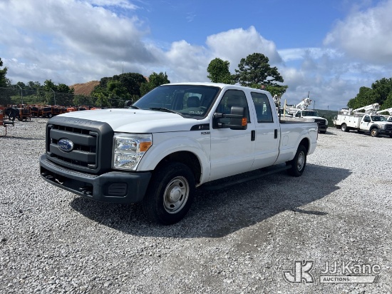 (Villa Rica, GA) 2016 Ford F250 Crew-Cab Pickup Truck, (GA Power Unit) Runs & Moves