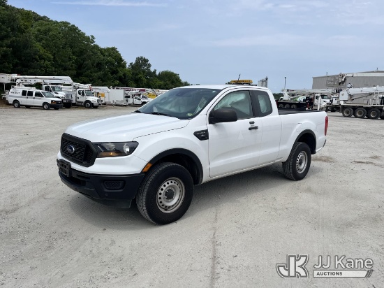 (Chester, VA) 2019 Ford Ranger Extended-Cab Pickup Truck Runs & Moves) (Wrecked, Airbags Deployed, M