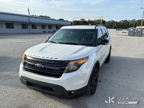 (Tampa, FL) 2015 Ford Explorer 4x4 4-Door Sport Utility Vehicle Runs & Moves) (Engine Light On) (FL