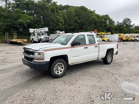 (Chester, VA) 2017 Chevrolet Silverado 1500 4x4 Extended-Cab Pickup Truck Runs & Moves) (Transmissio