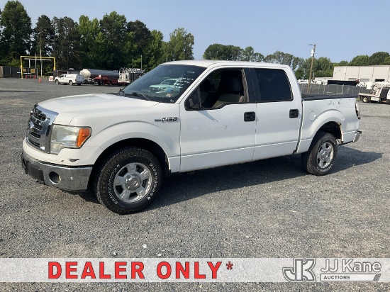 (China Grove, NC) 2012 Ford F150 4x4 Crew-Cab Pickup Truck Runs & Moves) (Jump To Start, Check Engin