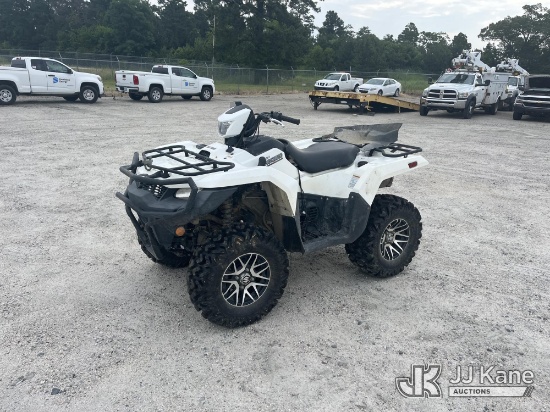 (Chester, VA) 2019 Suzuki King Quad 4x4 All-Terrain Vehicle Not Running, Cranks, Does Not Start) (Se