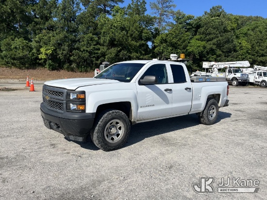(Chester, VA) 2015 Chevrolet Silverado 1500 4x4 Extended-Cab Pickup Truck Runs & Moves